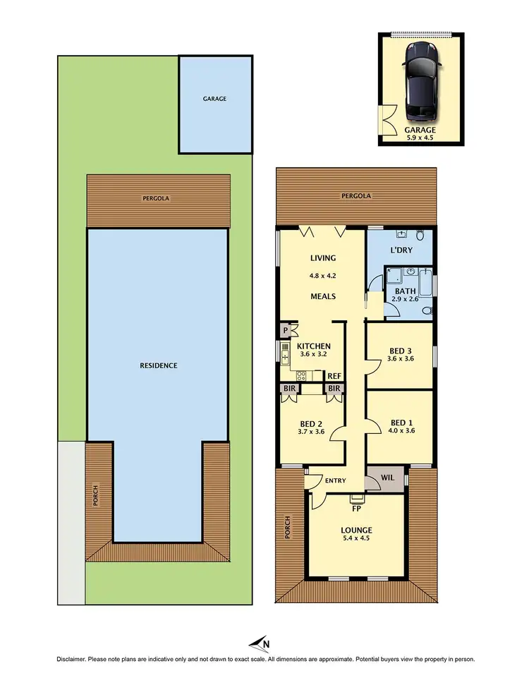 Floorplan of Homely house listing, 18 Nelson Street, Coburg VIC 3058