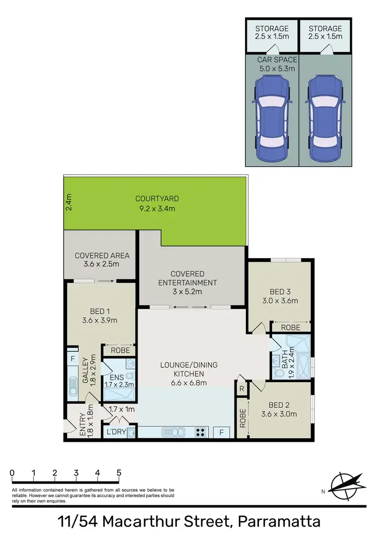 Floorplan of Homely unit listing, 11/54-58 Macarthur Street, Parramatta NSW 2150