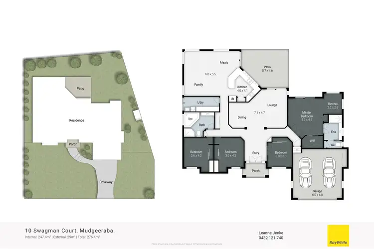Floorplan of Homely house listing, 10 Swagman Court, Mudgeeraba QLD 4213