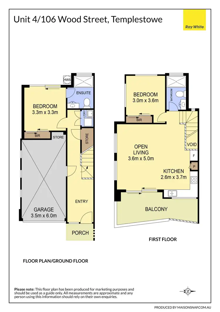 Floorplan of Homely townhouse listing, 4/106 Wood Street, Templestowe VIC 3106