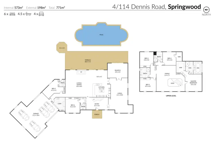 Floorplan of Homely house listing, 4/114 Dennis Road, Springwood QLD 4127
