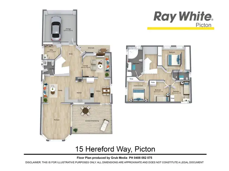 Floorplan of Homely house listing, 15 Hereford Way, Picton NSW 2571