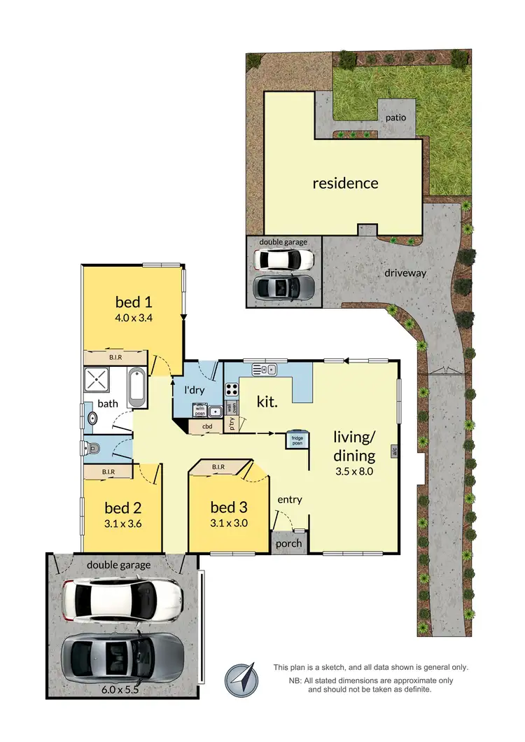 Floorplan of Homely unit listing, 2/137 Hull Road, Croydon VIC 3136