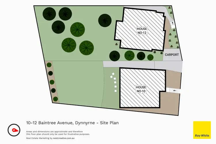 Floorplan of Homely house listing, 10 Baintree Avenue, Dynnyrne TAS 7005