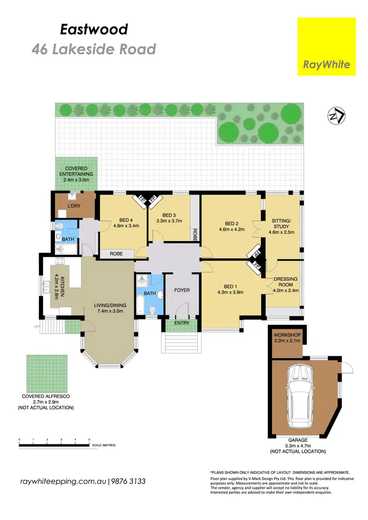 Floorplan of Homely house listing, 46 Lakeside Road, Eastwood NSW 2122