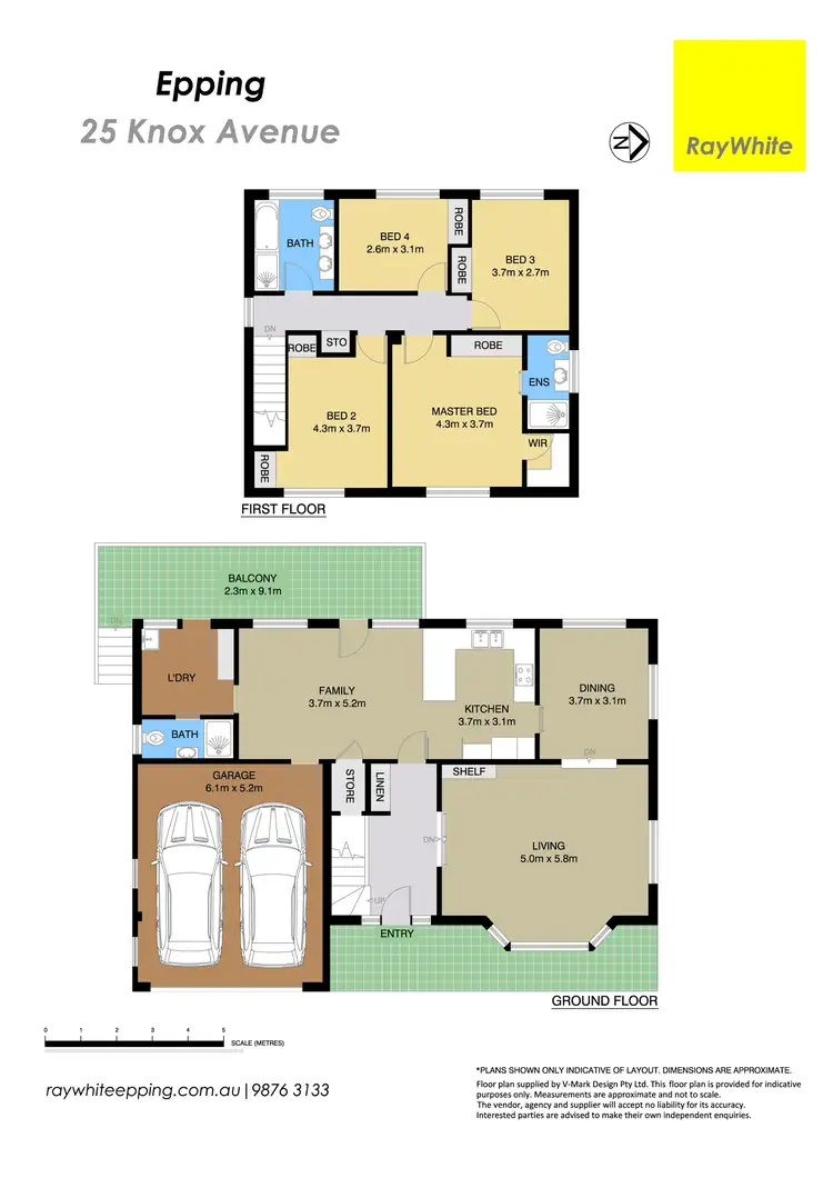 Floorplan of Homely house listing, 25 Knox Avenue, Epping NSW 2121