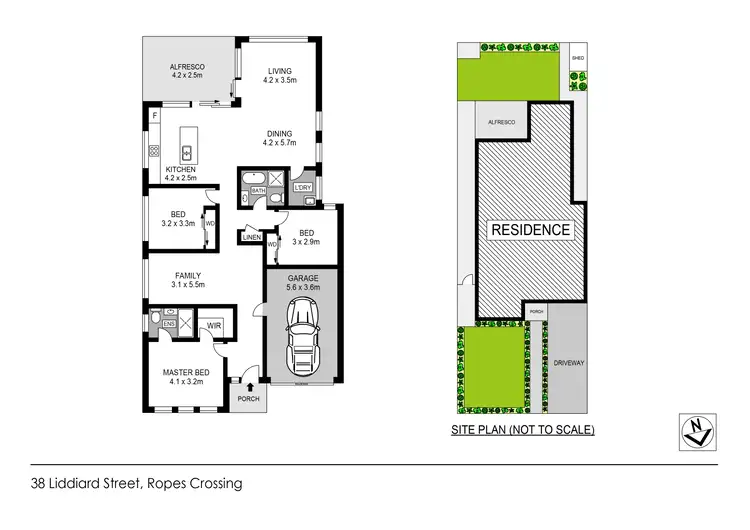 Floorplan of Homely house listing, 38 Liddiard Street, Ropes Crossing NSW 2760