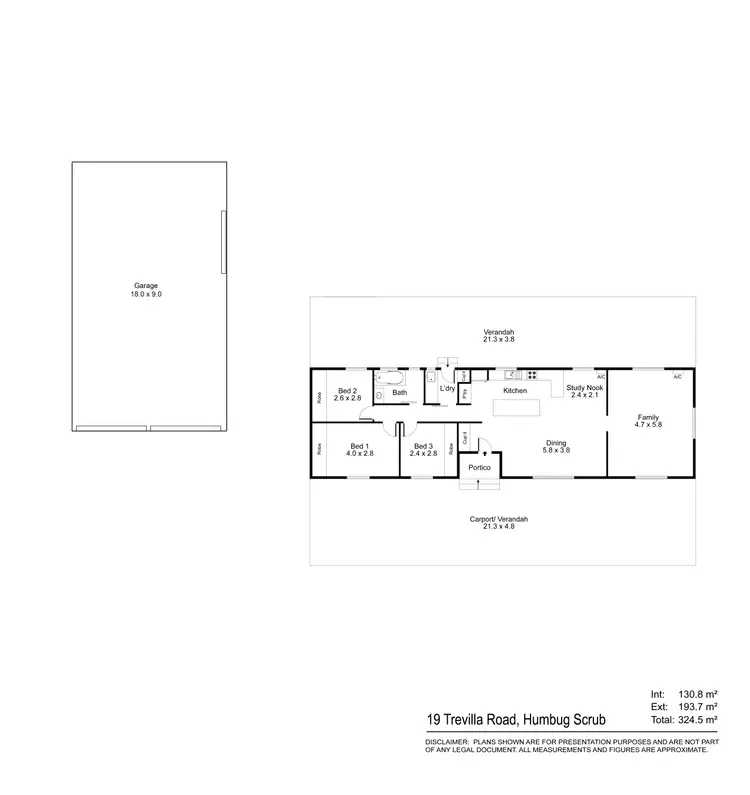 Floorplan of Homely house listing, 119 Trevilla Road, Humbug Scrub SA 5114