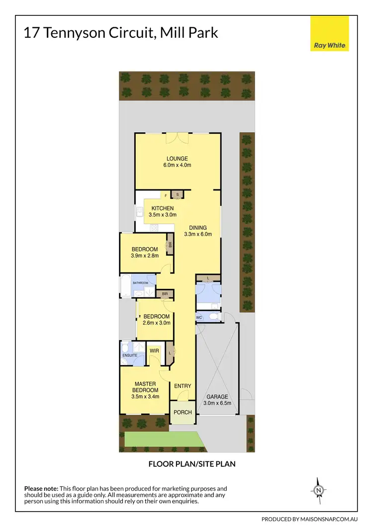 Floorplan of Homely house listing, 17 Tennyson Circuit, Mill Park VIC 3082