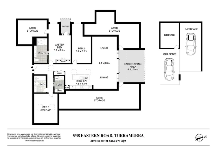 Floorplan of Homely townhouse listing, Villa 5/38 Eastern Road, Turramurra NSW 2074