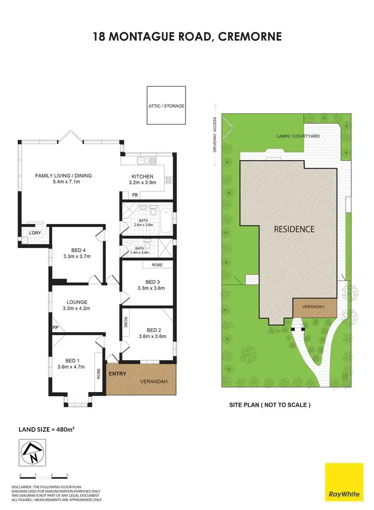 Floorplan of Homely house listing, 18 Montague Road, Cremorne NSW 2090