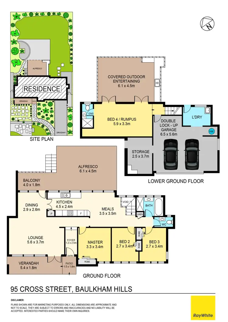 Floorplan of Homely house listing, 95 Cross Street, Baulkham Hills NSW 2153
