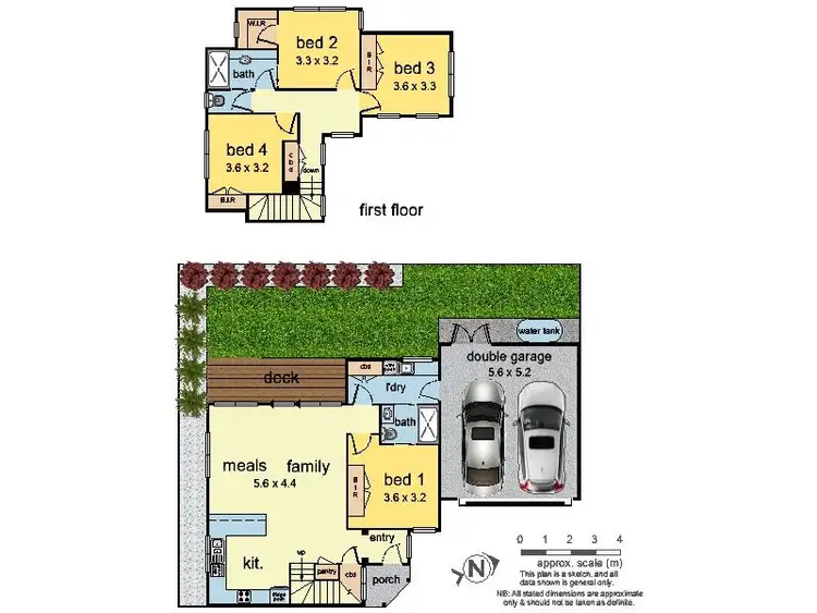 Floorplan of Homely townhouse listing, 2/55 Glencairn Street, Mulgrave VIC 3170