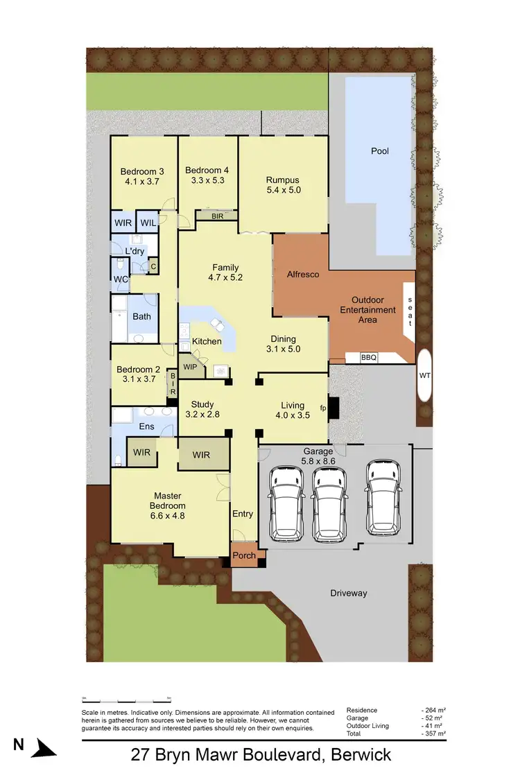Floorplan of Homely house listing, 27 Bryn Mawr Boulevard, Berwick VIC 3806