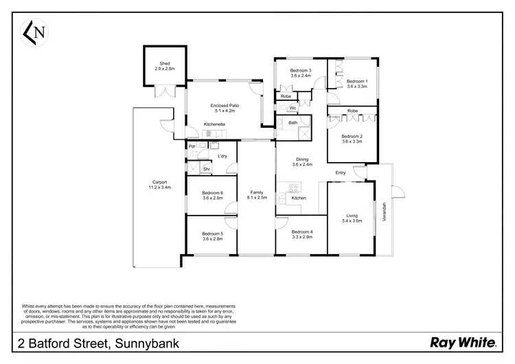 Floorplan of Homely house listing, 2 Batford Street, Sunnybank QLD 4109