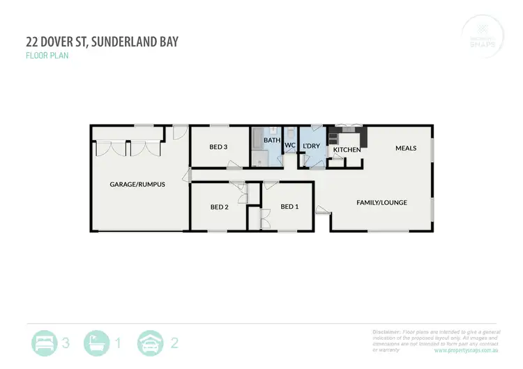Floorplan of Homely house listing, 22 Dover Street, Sunderland Bay VIC 3922