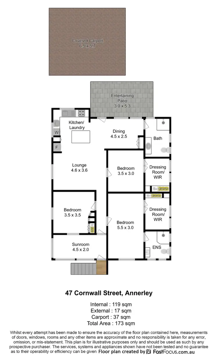 Floorplan of Homely house listing, 47 Cornwall Street, Annerley QLD 4103