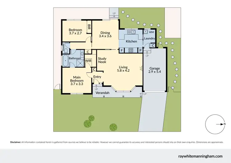 Floorplan of Homely house listing, 54 Ashmore Road, Forest Hill VIC 3131