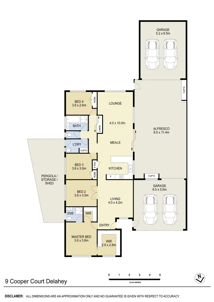 Floorplan of Homely house listing, 9 Cooper Court, Delahey VIC 3037