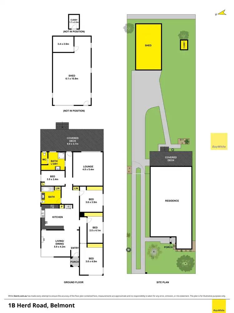 Floorplan of Homely house listing, 1B Herd Road, Belmont VIC 3216