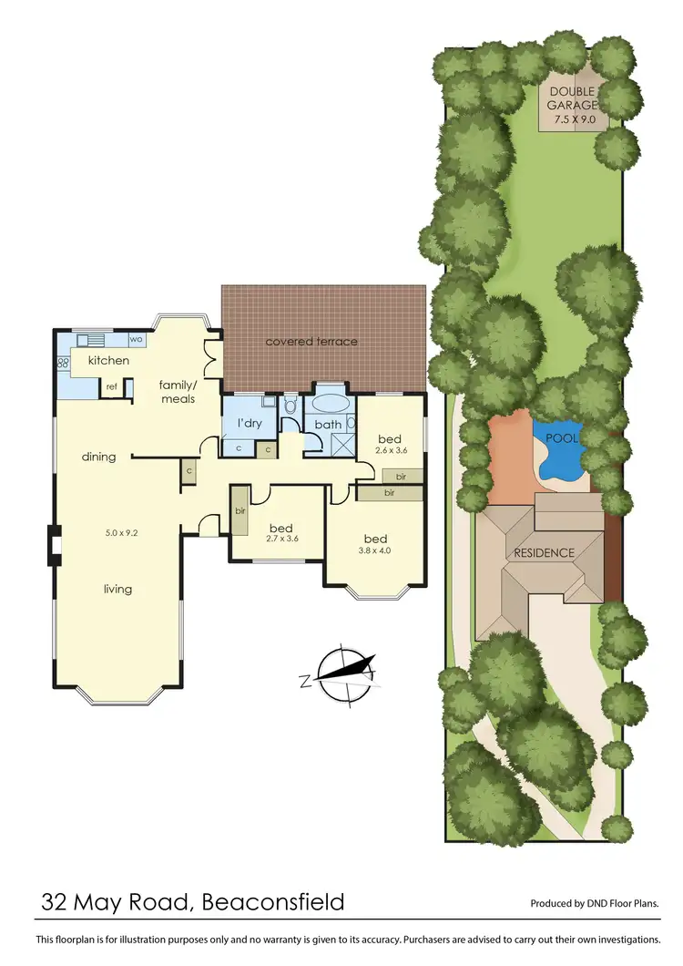 Floorplan of Homely house listing, 32 May Road, Beaconsfield VIC 3807