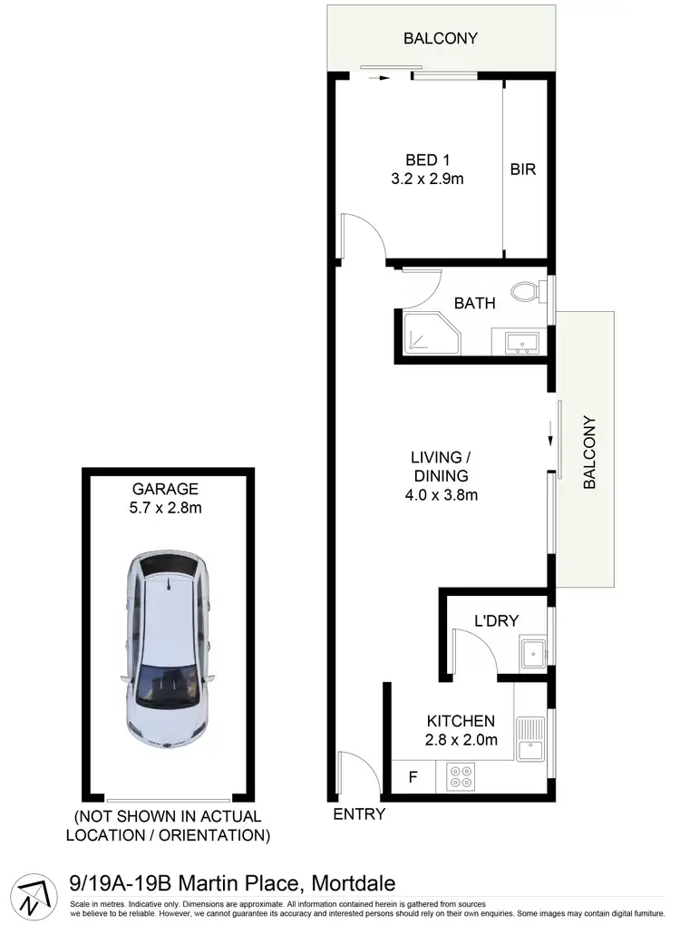 Floorplan of Homely unit listing, 9/19a-19b Martin Place, Mortdale NSW 2223