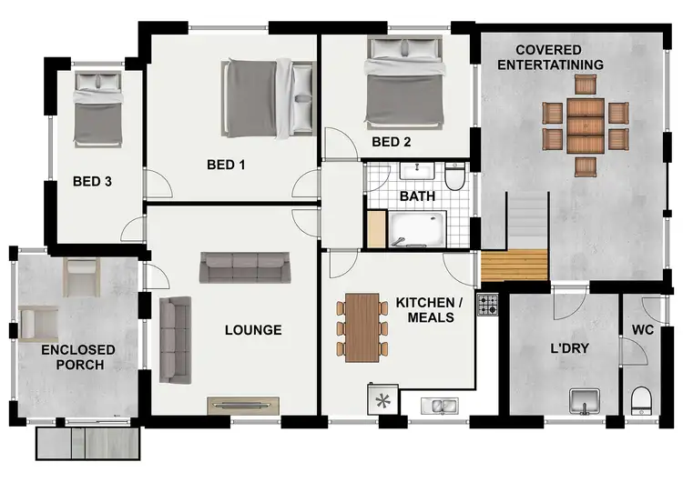 Floorplan of Homely house listing, 5 Skylark Street, Inala QLD 4077