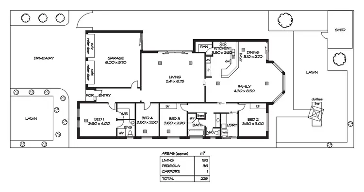 Floorplan of Homely house listing, 22 Jordan Street, Valley View SA 5093