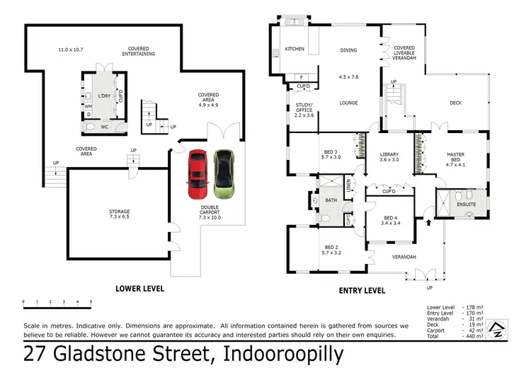 Floorplan of Homely house listing, 27 Gladstone Street, Indooroopilly QLD 4068