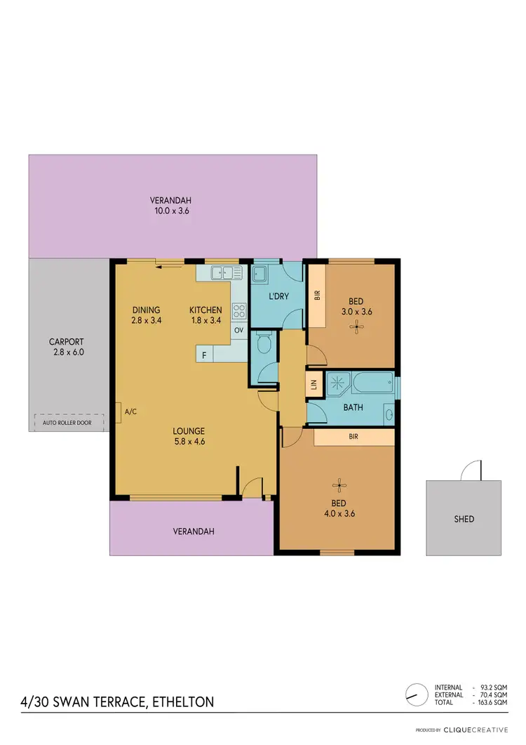 Floorplan of Homely house listing, 4/30 Swan Terrace, Ethelton SA 5015