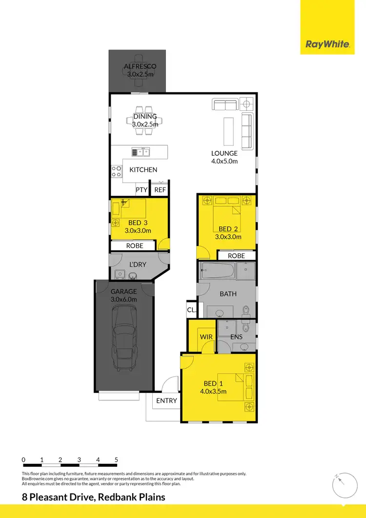 Floorplan of Homely house listing, 8 Pleasant Drive, Redbank Plains QLD 4301