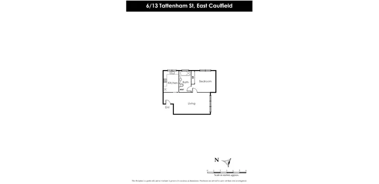 Floorplan of Homely apartment listing, 6/13 Tattenham Street, Caulfield East VIC 3145