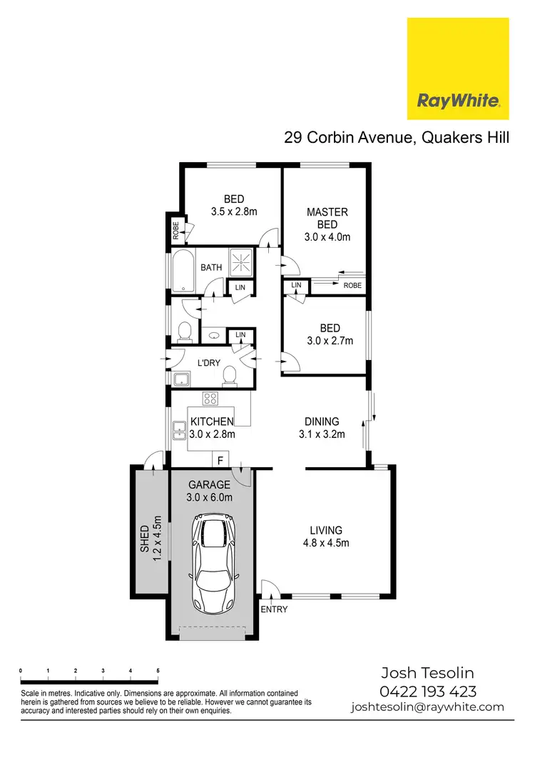 Floorplan of Homely house listing, 29 Corbin Avenue, Quakers Hill NSW 2763