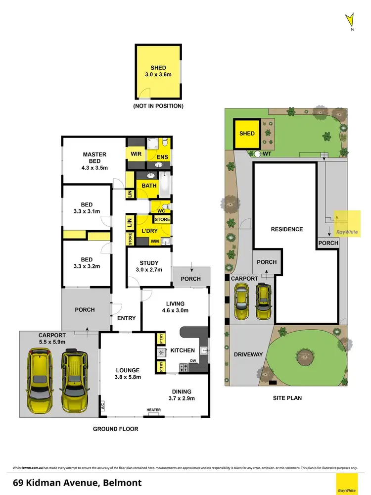 Floorplan of Homely house listing, 69 Kidman Avenue, Belmont VIC 3216