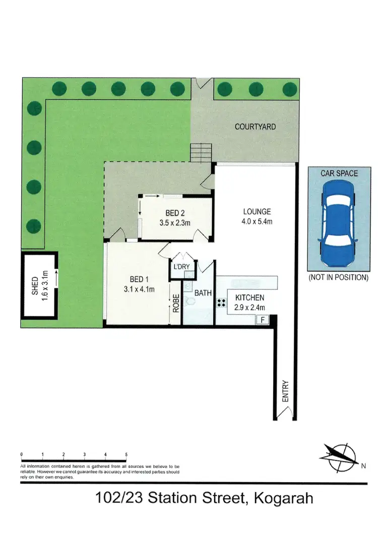 Floorplan of Homely apartment listing, 102/23-26 Station Street, Kogarah NSW 2217