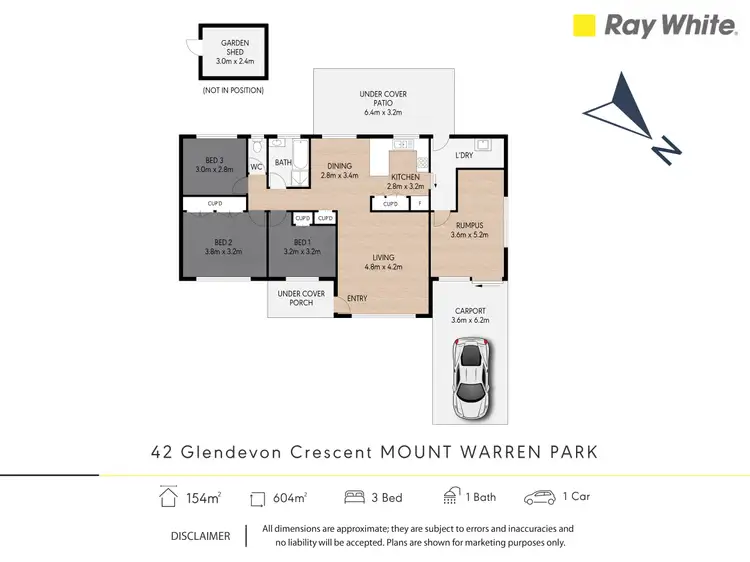Floorplan of Homely house listing, 42 Glendevon Crescent, Mount Warren Park QLD 4207