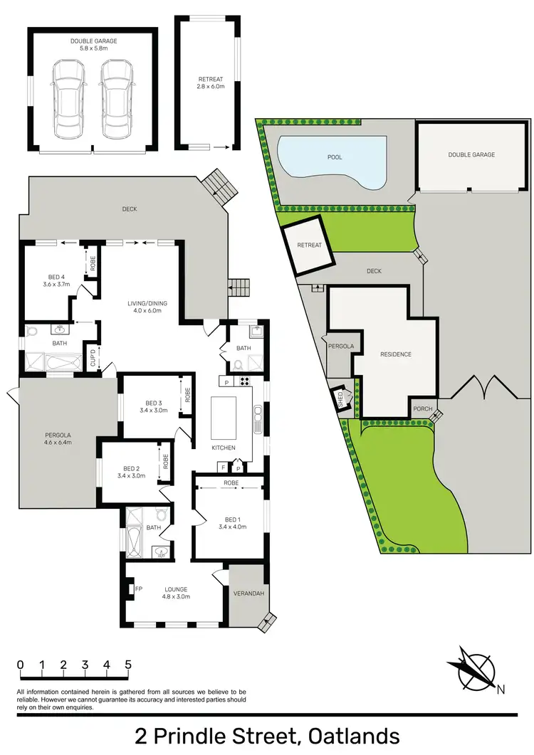 Floorplan of Homely house listing, 2 Prindle Street, Oatlands NSW 2117