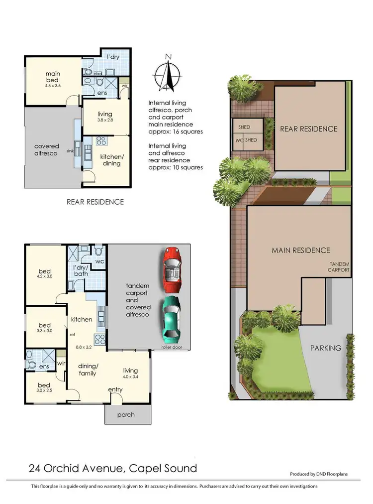 Floorplan of Homely house listing, 24 Orchid Avenue, Capel Sound VIC 3940