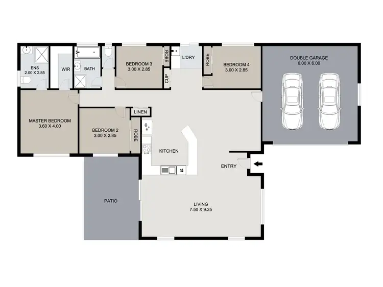 Floorplan of Homely house listing, 2 Christian Court, Glen Eden QLD 4680