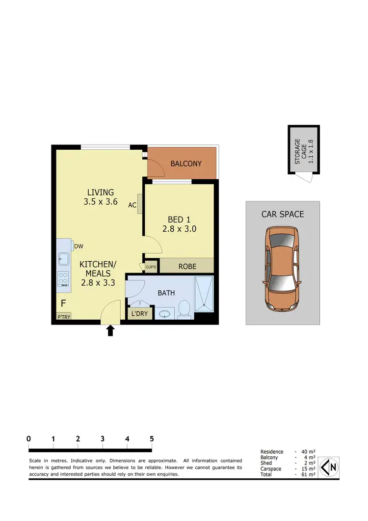 Floorplan of Homely apartment listing, 703A/400 Burwood Highway, Wantirna South VIC 3152