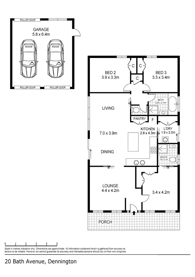 Floorplan of Homely house listing, 20 Bath Avenue, Warrnambool VIC 3280