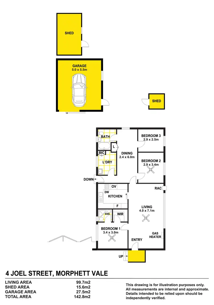 Floorplan of Homely house listing, 4 Joel Street, Morphett Vale SA 5162