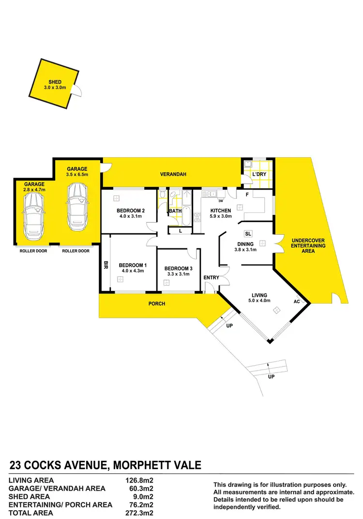 Floorplan of Homely house listing, 23 Cocks Avenue, Morphett Vale SA 5162
