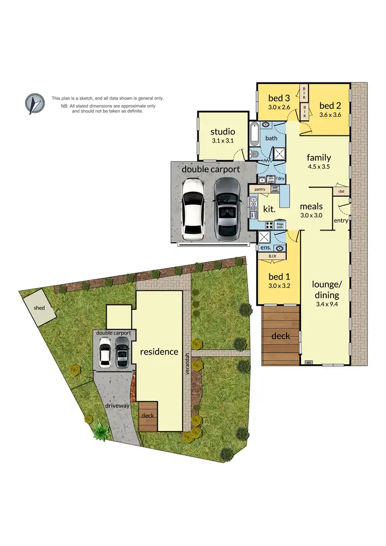 Floorplan of Homely house listing, 2 Dargo Close, Croydon Hills VIC 3136