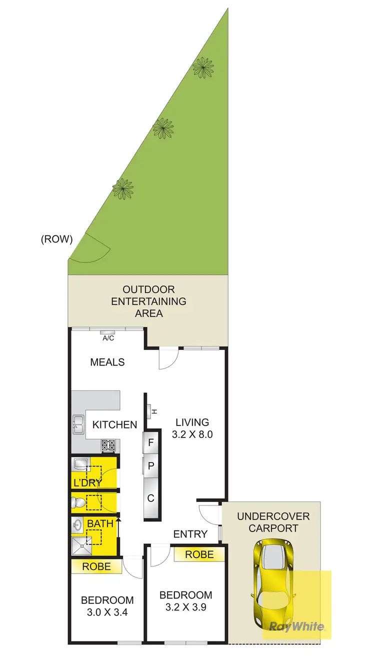 Floorplan of Homely unit listing, 7/6 Nelson Avenue, Highton VIC 3216