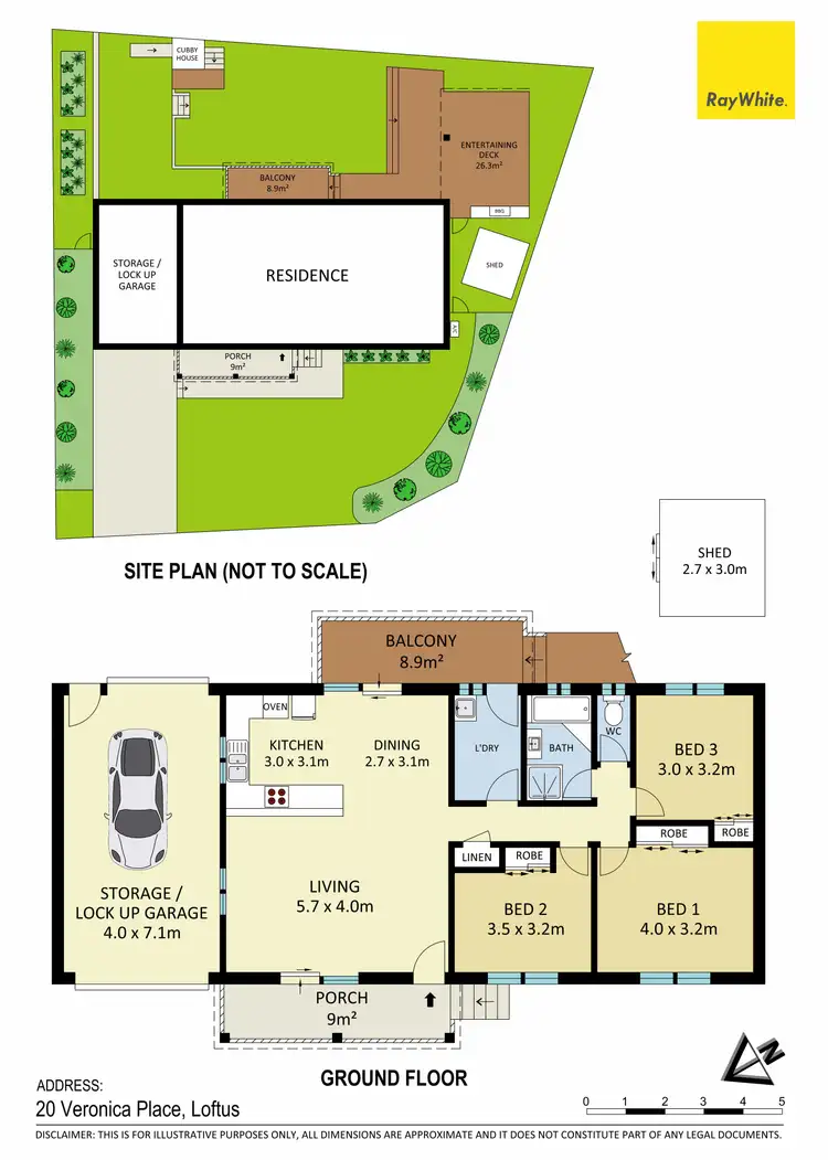 Floorplan of Homely house listing, 20 Veronica Place, Loftus NSW 2232