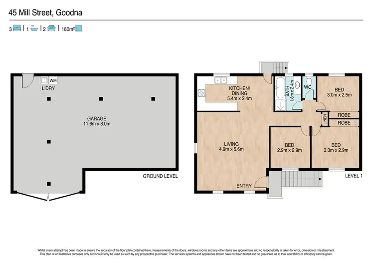Floorplan of Homely house listing, 45 Mill Street, Goodna QLD 4300