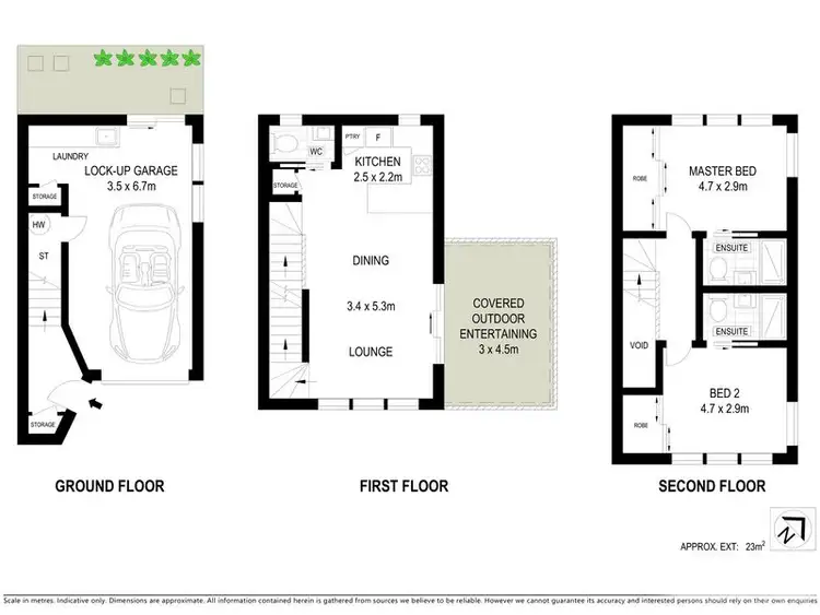 Floorplan of Homely townhouse listing, 1/28 Howsan Street, Mount Gravatt East QLD 4122