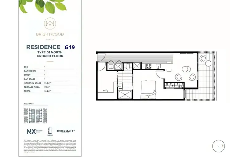 Floorplan of Homely apartment listing, G19/11 Renver Road, Clayton VIC 3168