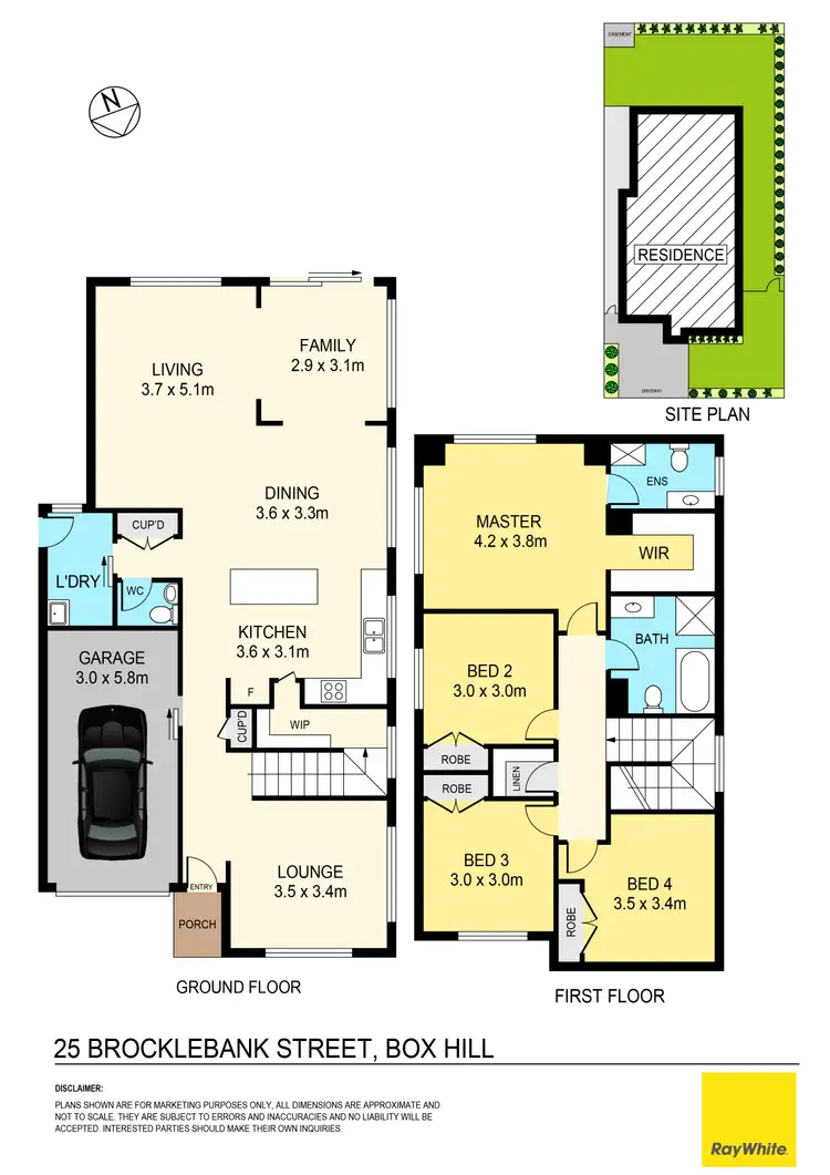Floorplan of Homely house listing, 25 Brocklebank Street, Box Hill NSW 2765